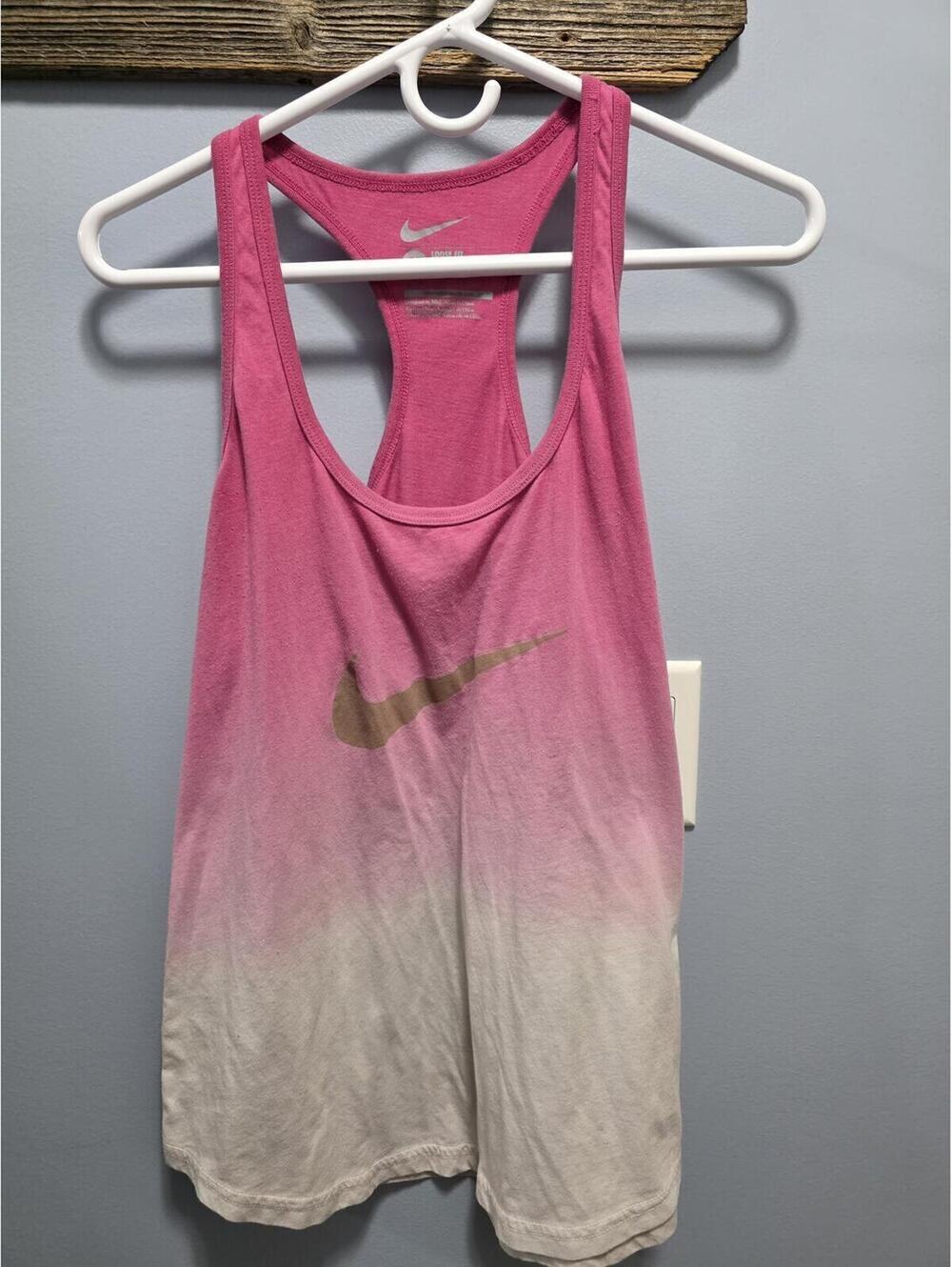 Nike Womens Tank Top Medium Pink
